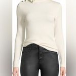 Ba&sh  Rock Shoulder Snap Turtleneck Sweater in Ecru Photo 11