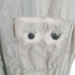 Zadig & Voltaire Womens M Skull Military Jacket Beige Cream Full Zip Lightweight Photo 10