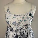 NWT CHAUDRY KC Black & White Cotton Mini Dress Sequin Details, Large Photo 1