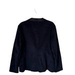 Amour Vert  XL Navy One Button Corduroy Blazer With Black Silk Trim‎ Lapel… Photo 2