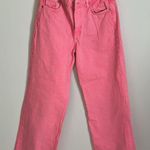 ZARA The Boogie Pants Pink Wide Leg Jeans Photo 0