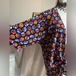 LuLaRoe Lindsay Blue Geometric Print Kimono Photo 1