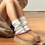 UGG NEW Women's  Tazz Platform Slipper Chestnut Women's Tasman Chestnut Size 10 Photo 5