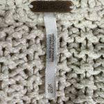 Free People  Neutral Cable Knit Chunky Cutting Edge Cable Pullover Sweater XL Photo 10