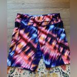 Athleta  Biker Shorts Compression Shorts Workout Booty Shorts Multi Color Size S Photo 2