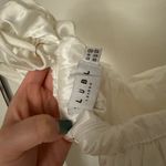 Club L Off The Shoulder White Gown Photo 4