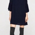 ZARA Boots Grey Knit Sock Heels Knee High OTK Size 35 US 5 Photo 0