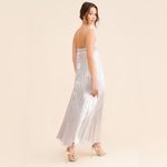 Rebecca Taylor Lamé Pleated Dress Photo 1