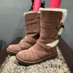 UGG  THREE BUCKLE LEATHER ZIP BOOTS Photo 2