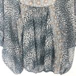 Fire Los Angeles  Animal Print Square Neck Top Size M Photo 3