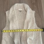 Loft  Cream/Beige Knit Sweater Vest - Size Small Photo 4