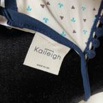 Kaileigh Stitch Fix Womens Top Sz L Rafael Crochet Trim Halter Blouse Blue NEW Photo 5