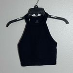 Aerie Women High Neck Black Ribbed Bra Top size XS Photo 1