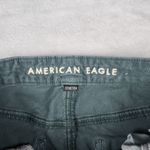 American Eagle Corduroy Green Mom Straight Jean Pants Size 4 Photo 6