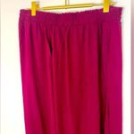 🆕 Ambiance Apparel Burgundy Tie Front Pants Size L Photo 5