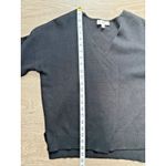 THML  Cardigan Womens Size Small‎ Blue White Ruffle Fringe Boho Southwestern Photo 8