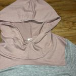Maurice's  Women's Size Medium Pink Gray Short Sleeve Pullover Hoodie Photo 4