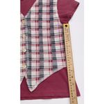 Old Navy Vintage Y2K NYN Plaid Vest Combo 1990s Nerd Geek Retro Shirt Small Photo 6