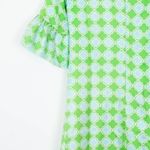 Skirtin Around Green Short Sleeve Silk Sheath Dress Womens Size 4 Photo 7