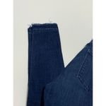Banana Republic  Women's Jeans Skinny High Rise Frayed Hem Dark Blue Wash Sz 27/4 Photo 9