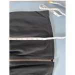 Aritzia Wilfred womens mini skirt size 4 stretchy zipper in front Black Photo 6