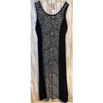 Milano Black White Abstract Print Maxi Dress Photo 4