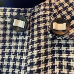 Red Valentino Navy Houndstooth Blazer Blue Photo 2
