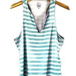 Nike Green Striped  Dri Fit Tank XL Photo 0