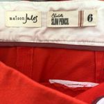 Maison Jules  Coral Slim Pencil Straight Ankle Zip Pants 6 Photo 9