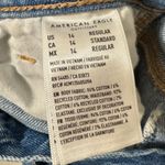 American Eagle  Mom Jeans Size 14 Regular Distressed Photo 5