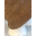 Vintage Kangol Furgora Hat Tan Angora Rabbit Fur Bucket Hat Made in England Boho Photo 5