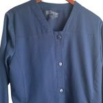 Greys Anatomy by‎ Barco Women Scrub Top L Medical Uniform Nurse Workwear Dental Blue Size L Photo 3