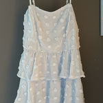 Francesca's Francesca’s light blue dress with polka dots  Photo 0