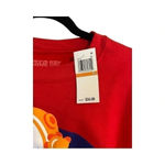 Peanuts Adult Unisex Floating Snoopy Macy's Thanksgiving Day Parade Crewneck‎ Red Photo 2