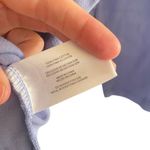 Orvis  3/4 sleeve prima cotton light blue vneck  medium Photo 4