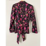 Diane Von Furstenberg NWT DFV Diane Von Furstenburg Silk Assets Blazer Jacket Moody Dark Romance Med Photo 6