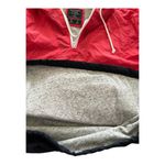 Abercrombie & Fitch Windbreaker Pink, Navy & White Quarter-Zip, Hooded Sz M Photo 6