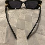 Sunglasses Bllack With Gold Trim.. Worn once Photo 4