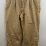 Loft  Khaki Poplin Jogger Pant NWT Size L Photo 0
