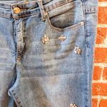 Anne Klein Embroidered Denim Jeans Photo 5