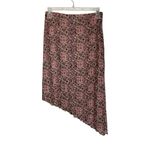 My Michelle Vintage Y2K  Pink Rose Floral Asymmetrical Lettuce Hem Skirt Sz S Photo 1