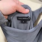 Good American NWT  Twist Shoulder Maxi Dress in Carbon size small maxi Photo 7