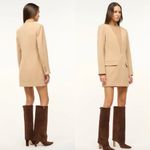 STAUD  Mott Dress Camel Large Photo 4
