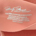 Marilyn Monroe 6169-49 Underwire Bra Lace Trim Back Salmon Dusty Pink Size 36B Photo 2