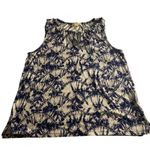 Michael Kors Boho Coastal Blue Tie-Dye Sleeveless Tank Top Women’s Large Photo 1