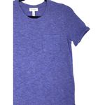 Jessica Simpson Jessica‎ Simpson Woman's Blue Stretch Trapeze Shirts Dress Medium Pocket Comfy Photo 1