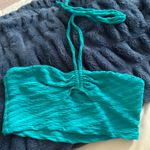 Boutique Blue crop top Photo 2