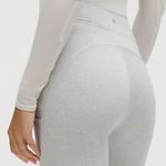 Lululemon NWT Soft Sueded High-Rise Tight 25" Crescent Moon / White Photo 3
