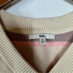 Vans  Women’s Plaid V-Neck Oversized Sweater Size Medium Photo 3