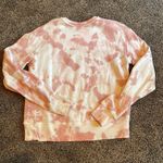 Time And Tru Pink Tie Dye Long Sleeve Crewneck Sweatshirt Small NWOT Photo 4